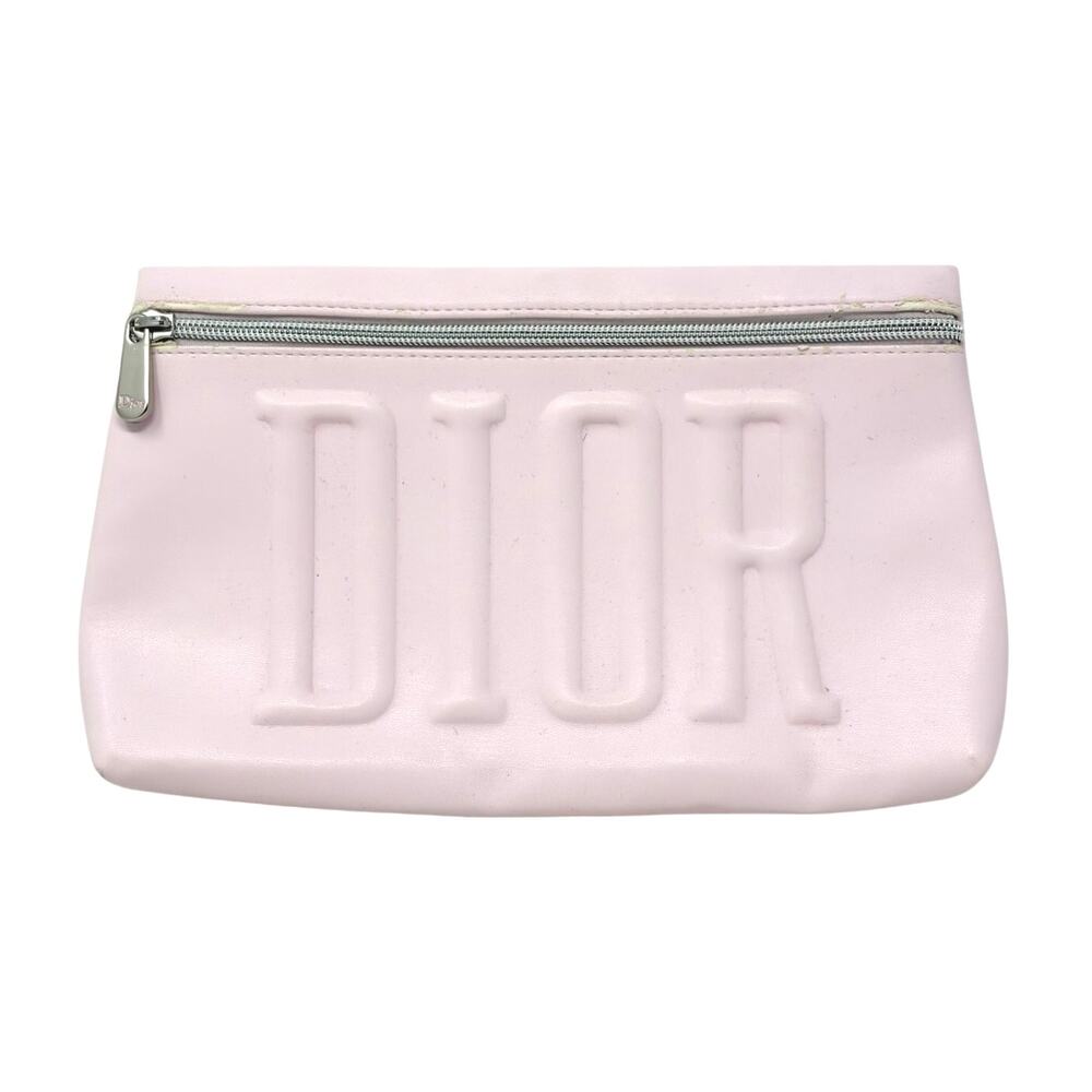 Dior Pink Zipper Pouch